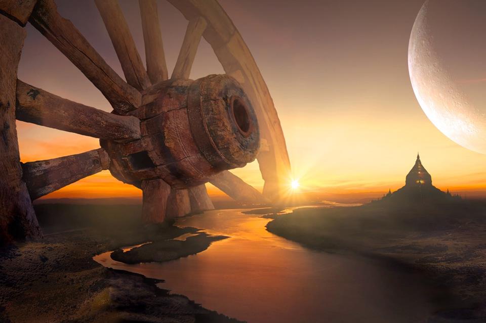 Wheel At Crepuscule jigsaw puzzle